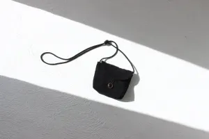 90s Soft Textured Minimal Small Cross Body Handbag