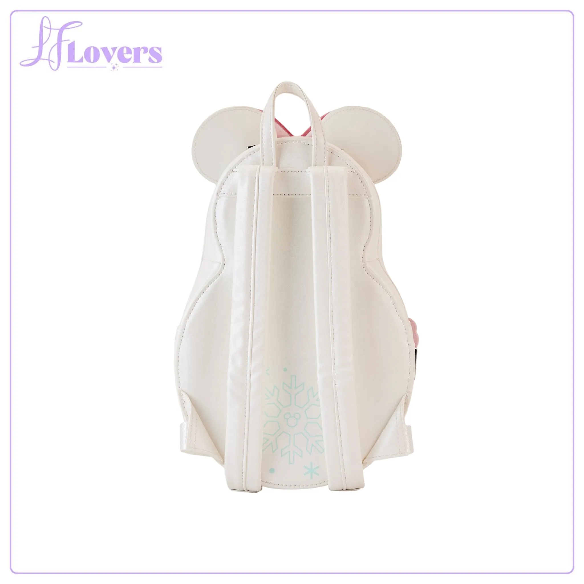 Loungefly Disney Minnie Pastel Figural Snowman Mini Backpack