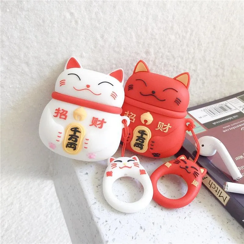 Maneki Neko Airpods Case