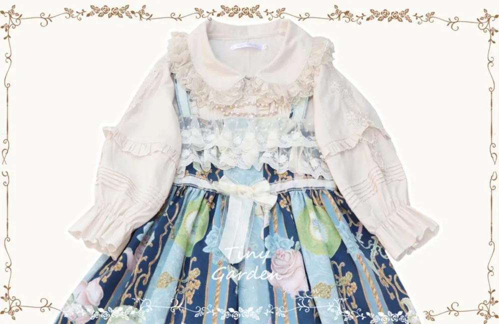 Tiny Garden~Robin~Kawaii Lolita Cotton Blouse