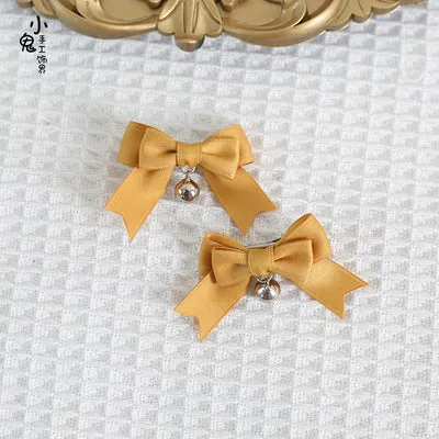 Xiaogui~Sweet Japan Fashion Lolita Bell Bow Clip